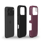 Mamtom Purple Stripes Tough Phone Case