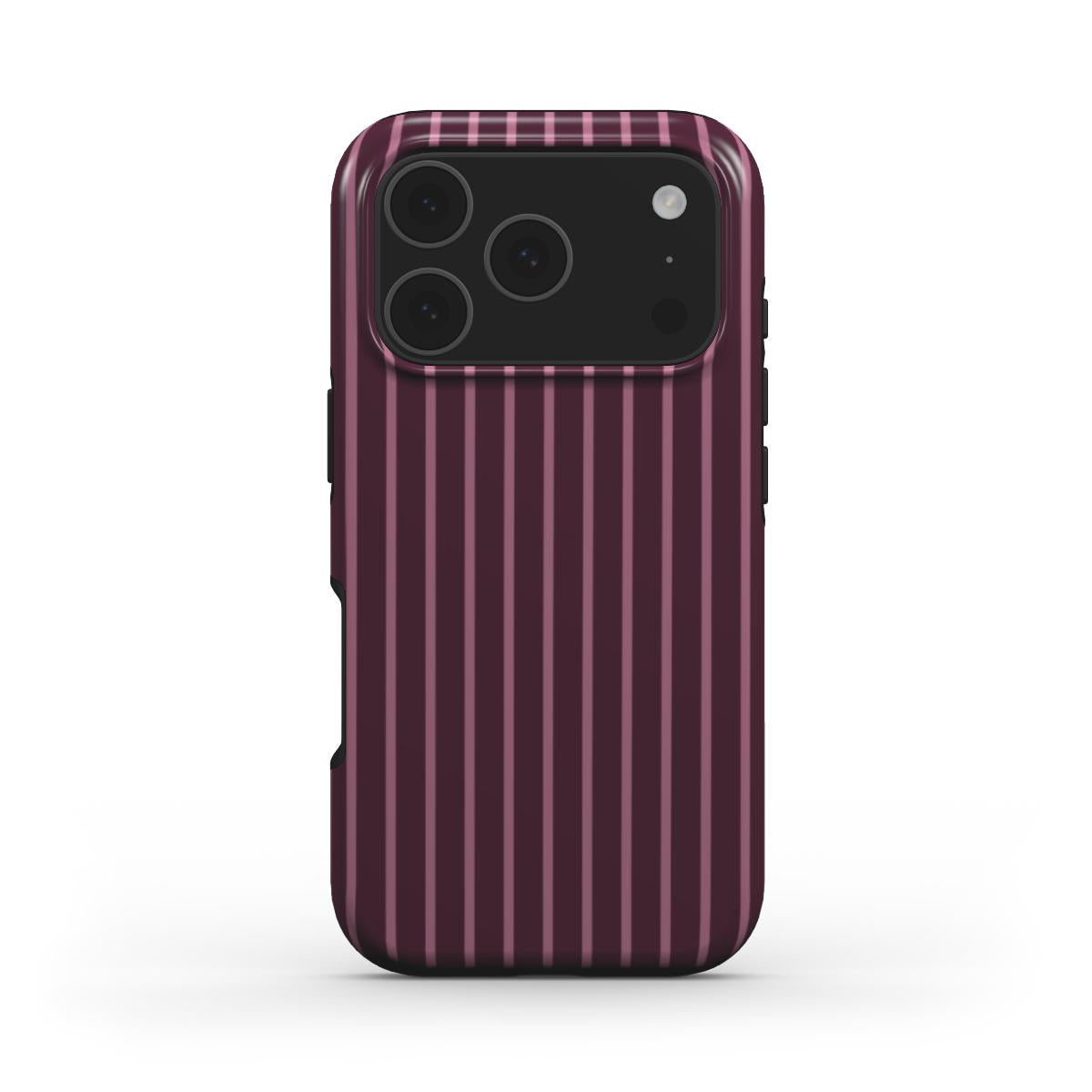 Mamtom Purple Stripes MagSafe Tough Phone Case