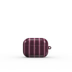 Mamtom Purple Stripes Apple AirPods Tough Case