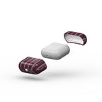 Mamtom Purple Stripes Apple AirPods Tough Case