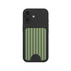 Chocomint Green Stripes Magnetic wallet