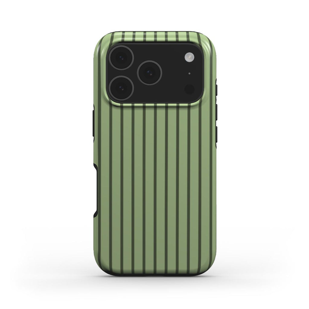 Chocomint Green Stripes Tough Phone Case