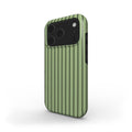 Chocomint Green Stripes MagSafe Tough Phone Case