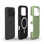Chocomint Green Stripes MagSafe Tough Phone Case