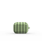 Chocomint Green Stripes Apple AirPods Tough Case