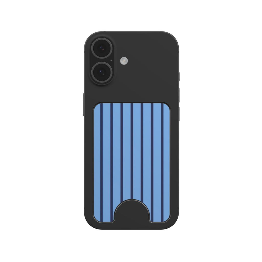Cold Blue Stripes Magnetic wallet