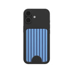 Cold Blue Stripes Magnetic wallet