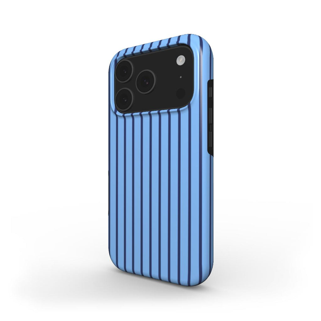 Cold Blue Stripes MagSafe Tough Phone Case