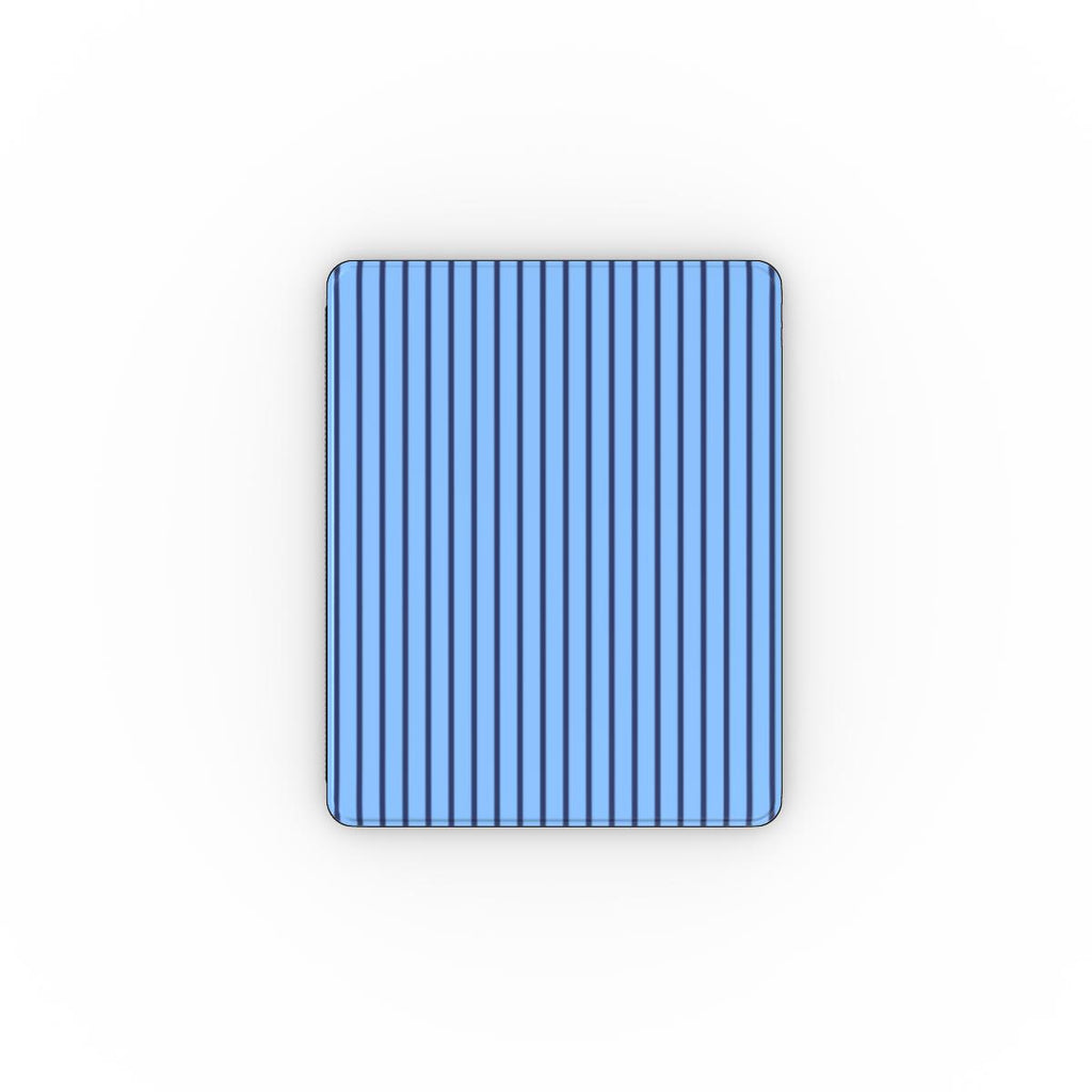 Cold Blue Stripes Apple iPad Case