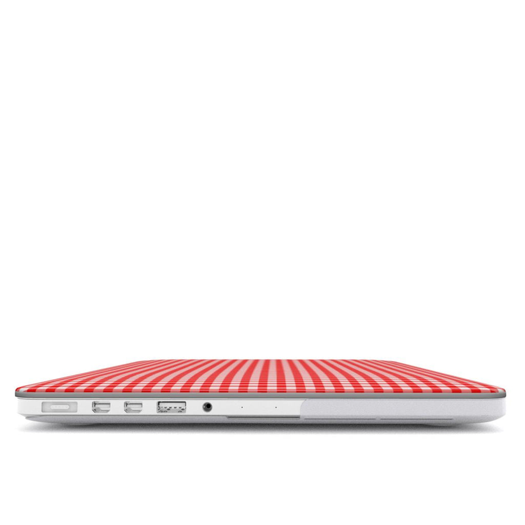 Red Gingham MacBook Case