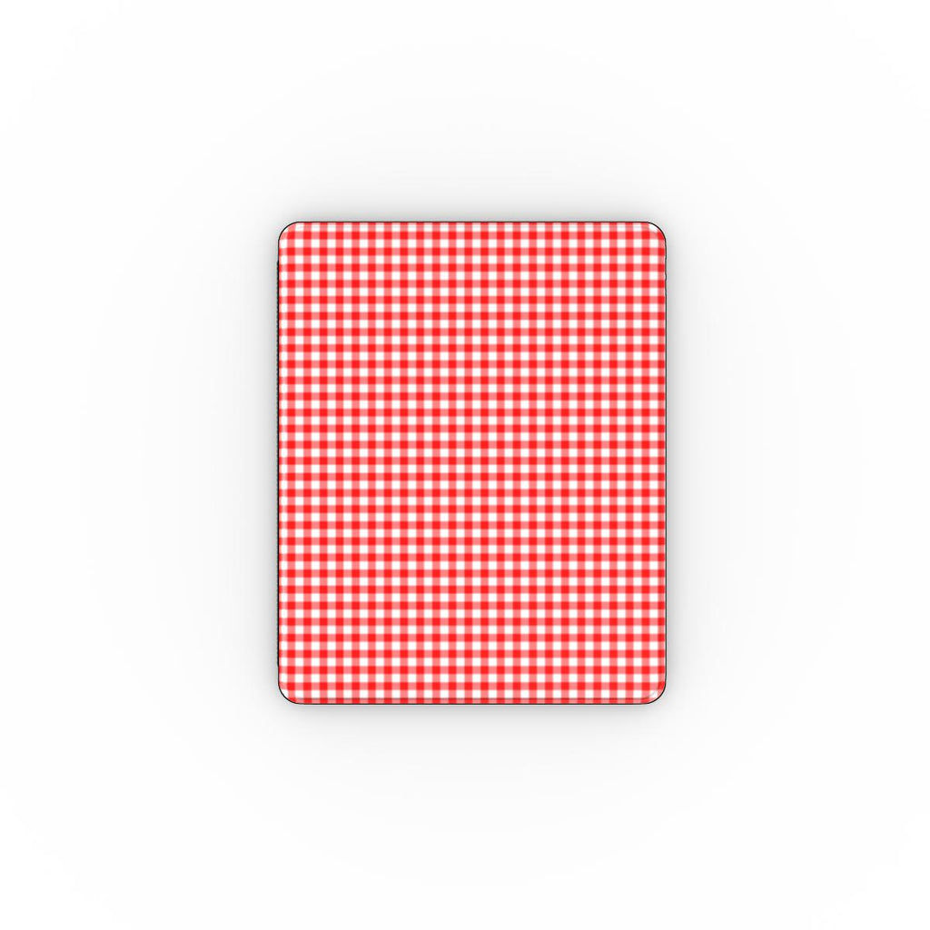 Red Gingham Apple iPad Case
