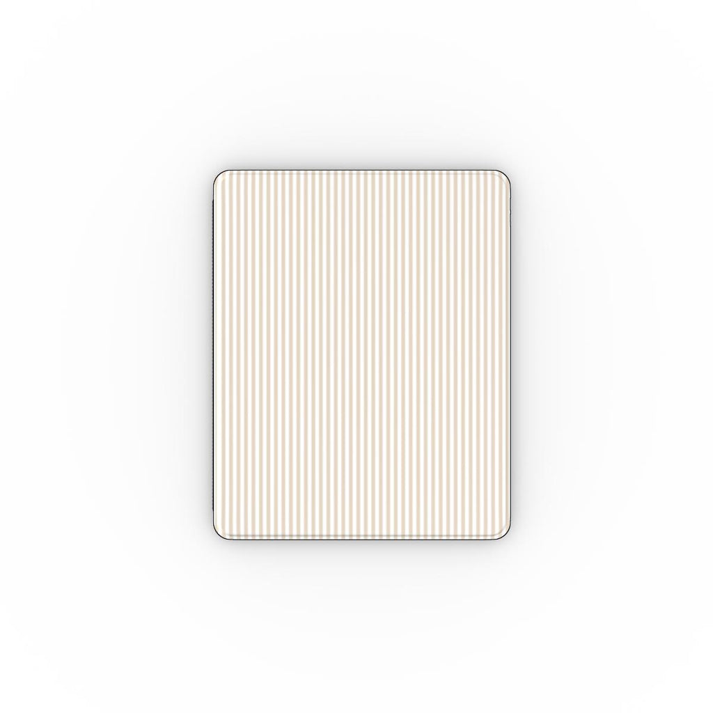 Tiny Beige Stripes Apple iPad Case
