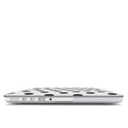 Black in White Polka Dots MacBook Case