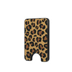 Classic Brown Leopard Magnetic wallet