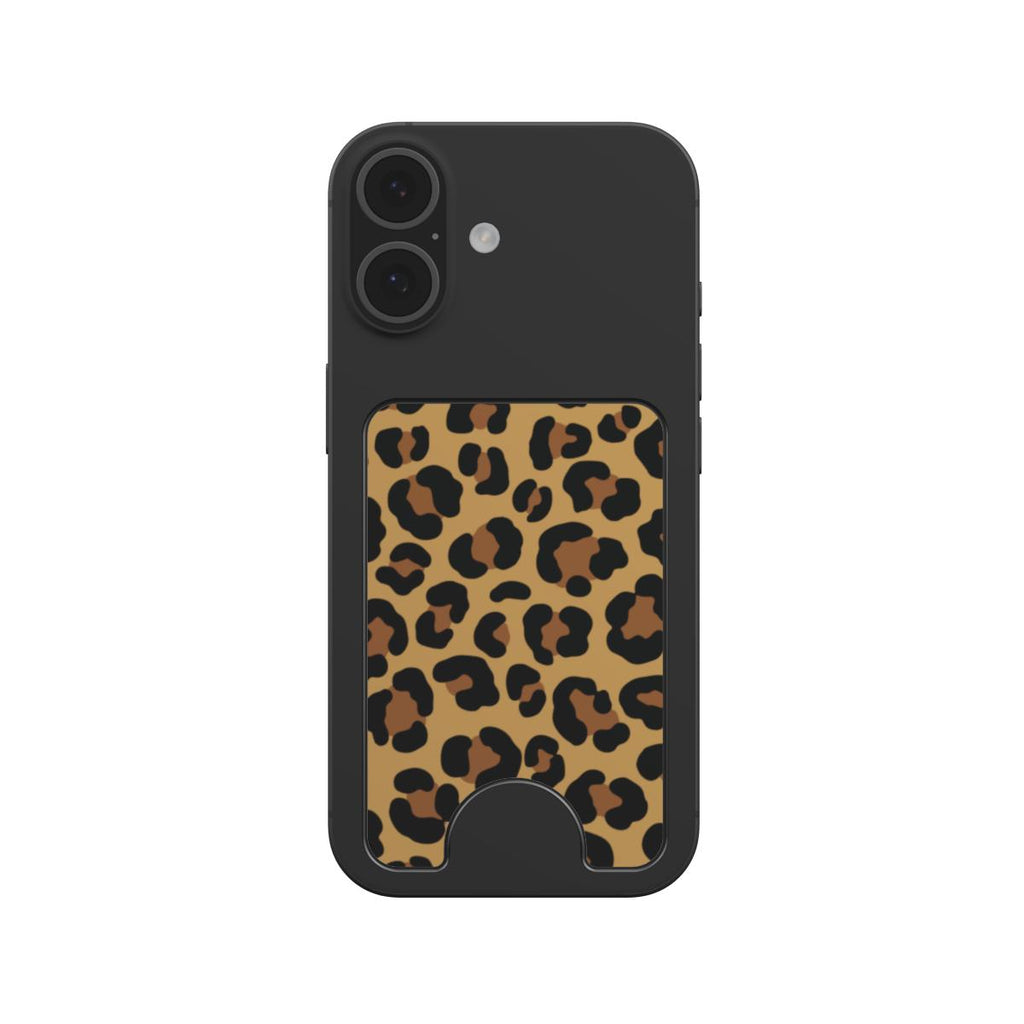 Classic Brown Leopard Magnetic wallet