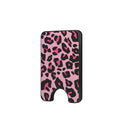 Black Pink Leopard Magnetic wallet