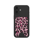 Black Pink Leopard Magnetic wallet