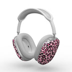 Black Pink Leopard Apple AirPods Max Tough Case