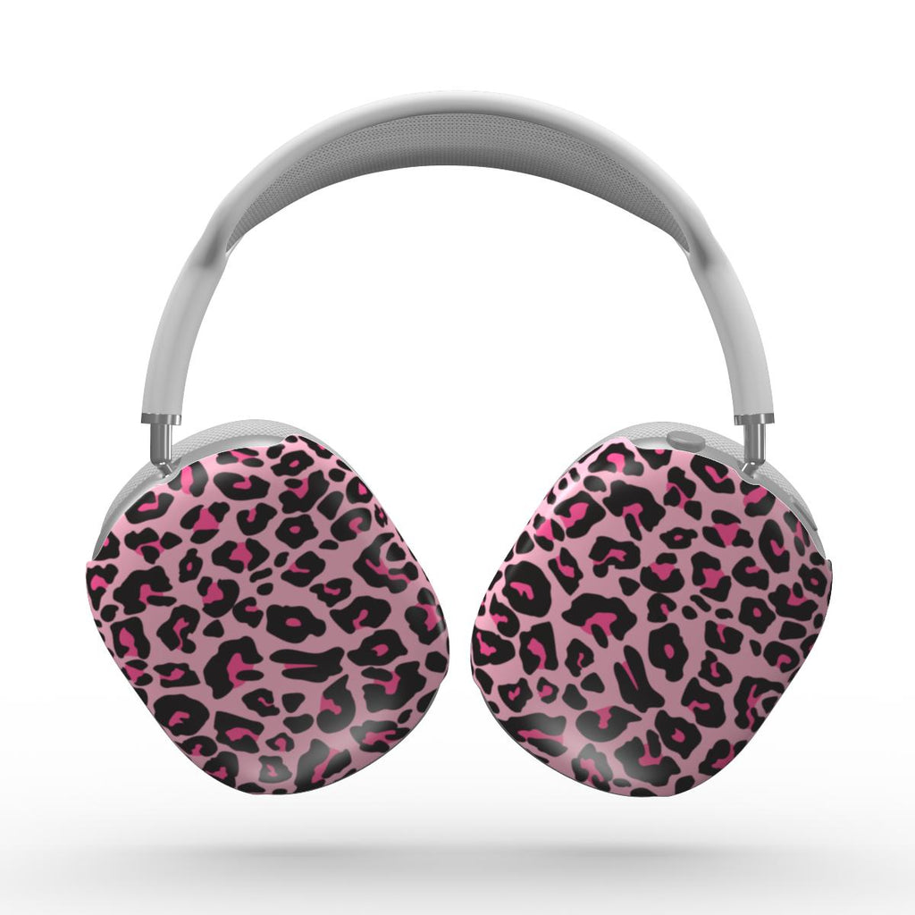 Black Pink Leopard Apple AirPods Max Tough Case