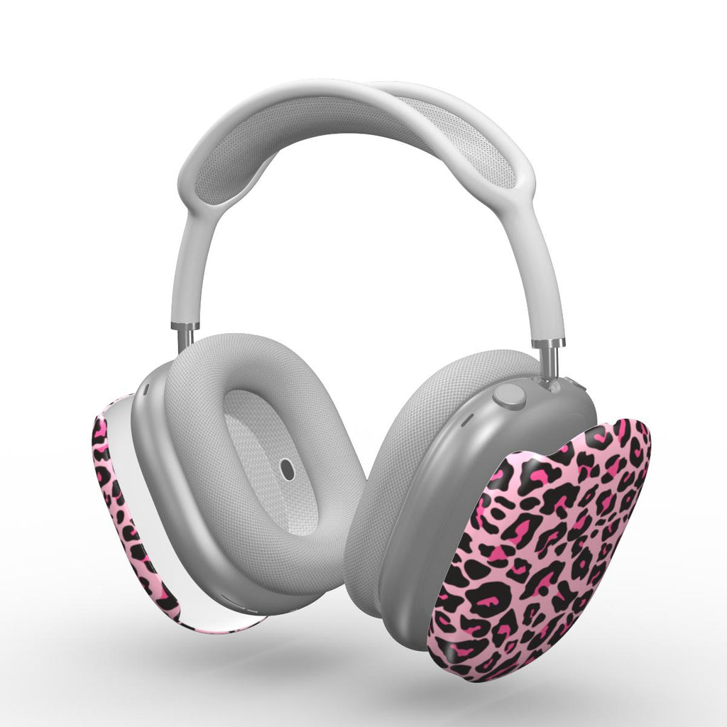 Black Pink Leopard Apple AirPods Max Tough Case