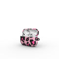 Black Pink Leopard Apple AirPods Tough Case