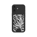 Black in White Leopard Magnetic wallet