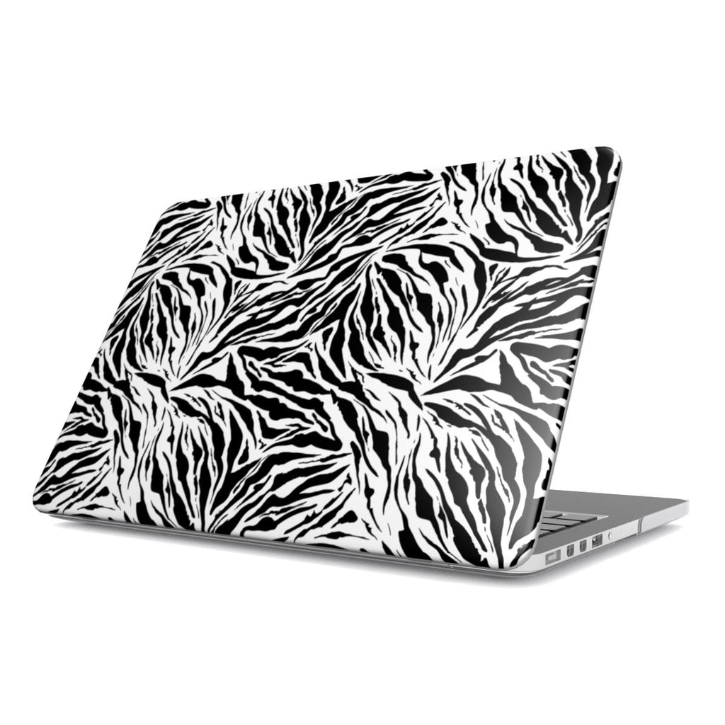 Black in White Leopard MacBook Case