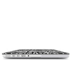 Black in White Leopard MacBook Case