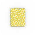Yellow Lemon Abstract Apple iPad Case — full view, full back print