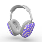 Purple Abstract Wave Apple AirPods Max Tough Case