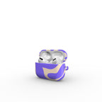 Purple Abstract Wave Apple AirPods Tough Case
