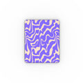 Purple Abstract Wave Apple iPad Case