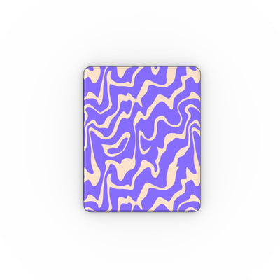 Purple Abstract Wave Apple iPad Case
