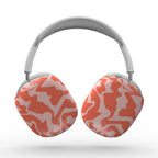 Orange Abstract Wave Apple AirPods Max Tough Case
