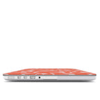 Orange Abstract Wave MacBook Case