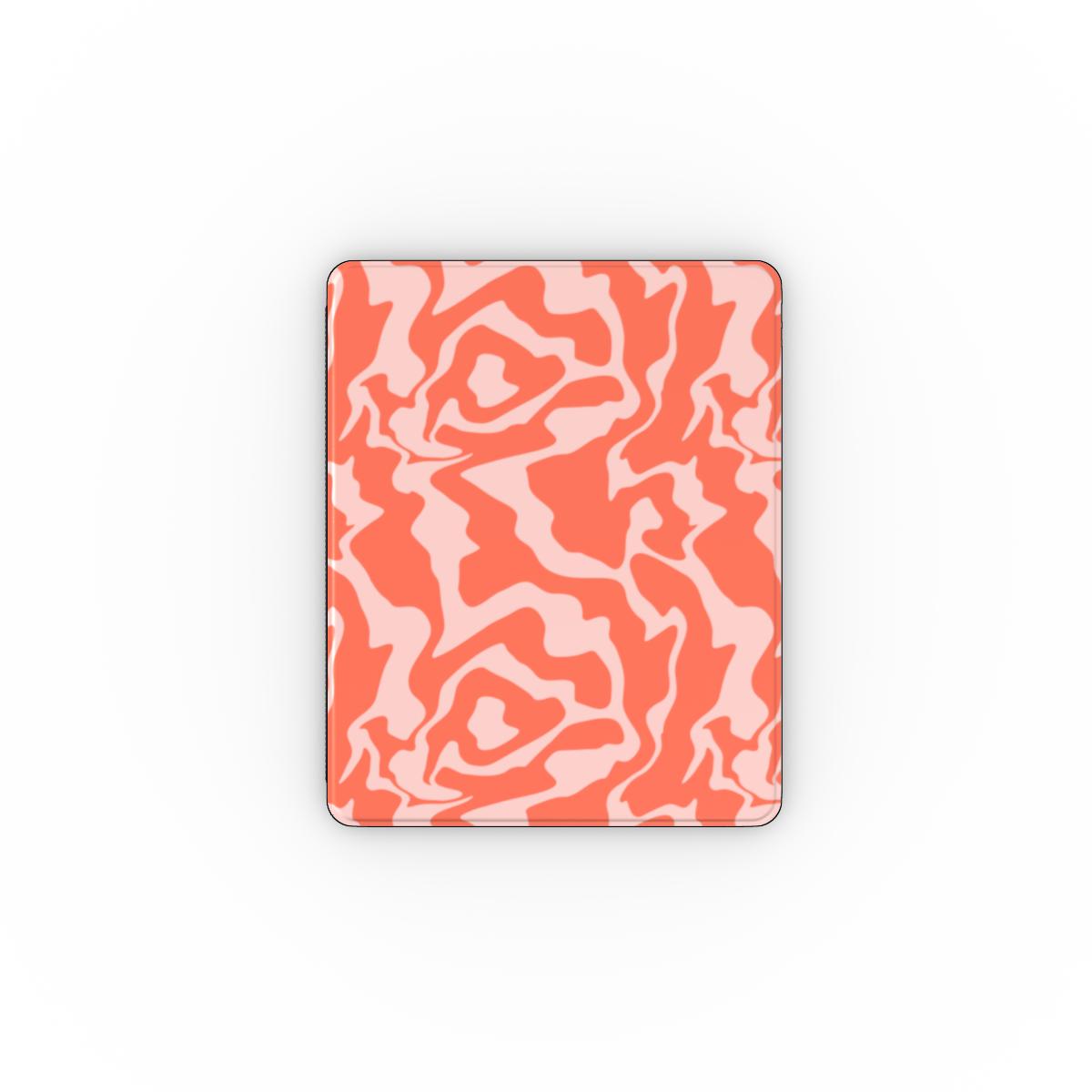 Orange Abstract Wave Apple iPad Case