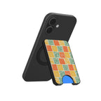 Tropical Abstract Tile Magnetic Wallet