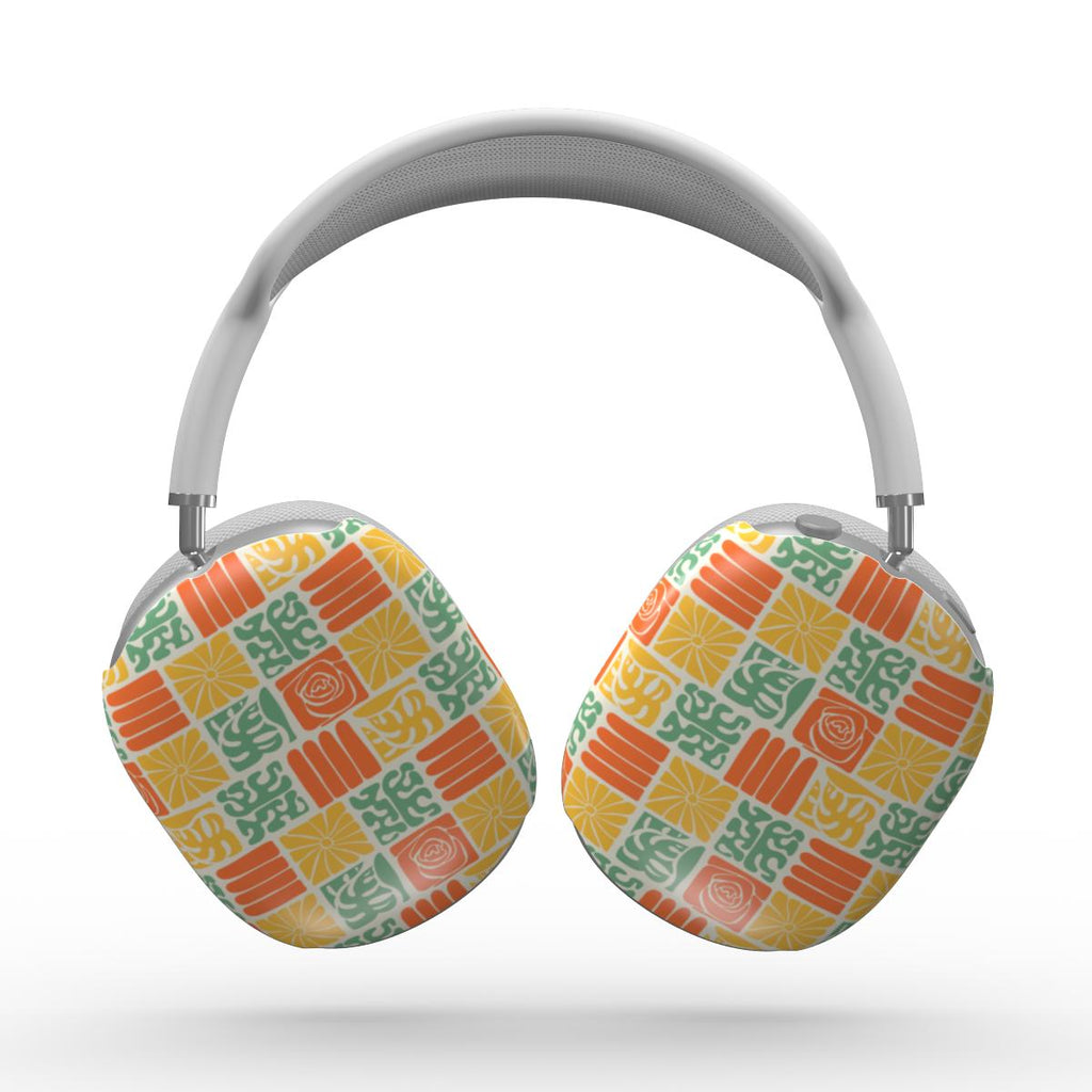 Tropical Abstract Tile Apple AirPods Max Tough Case