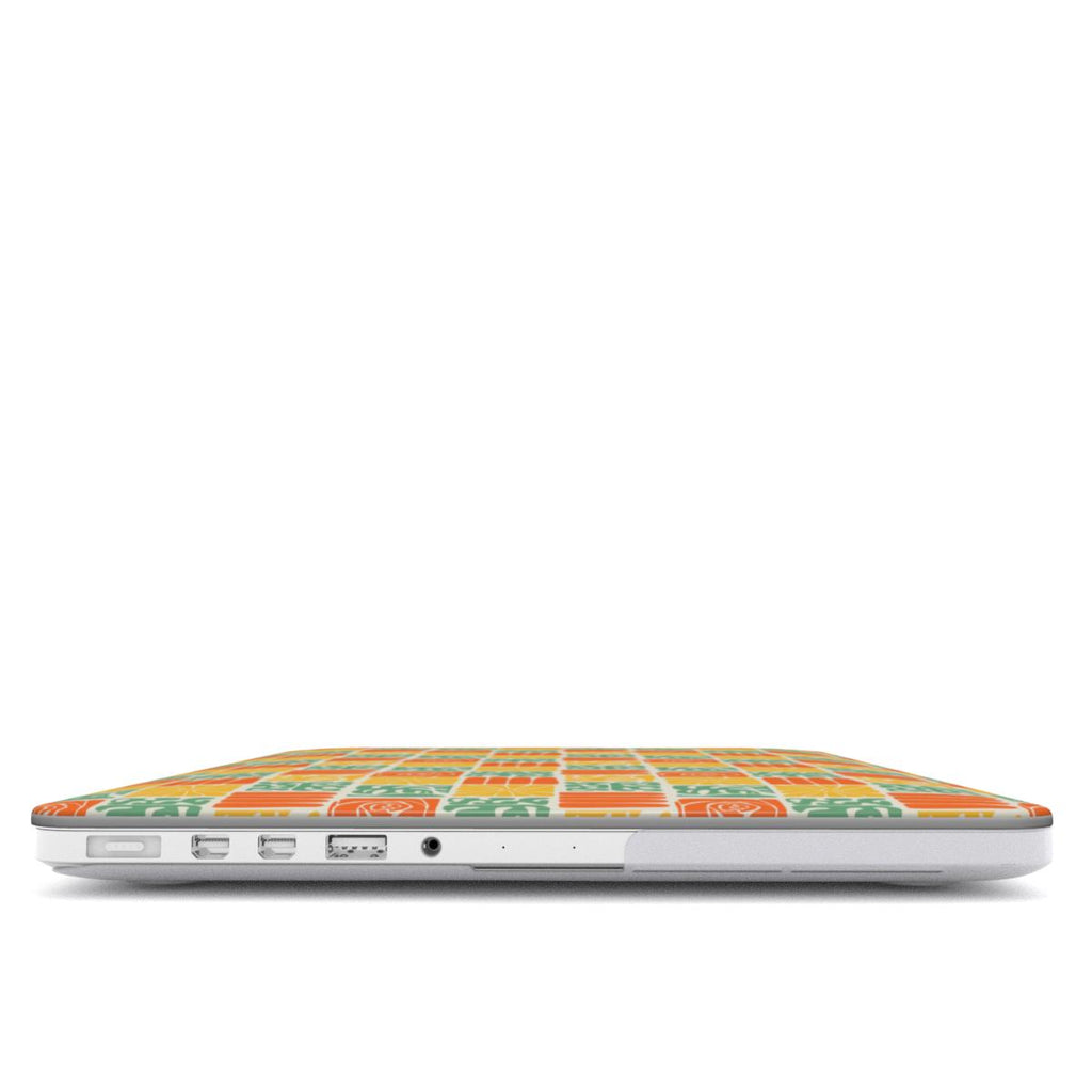Tropical Abstract Tile MacBook Case