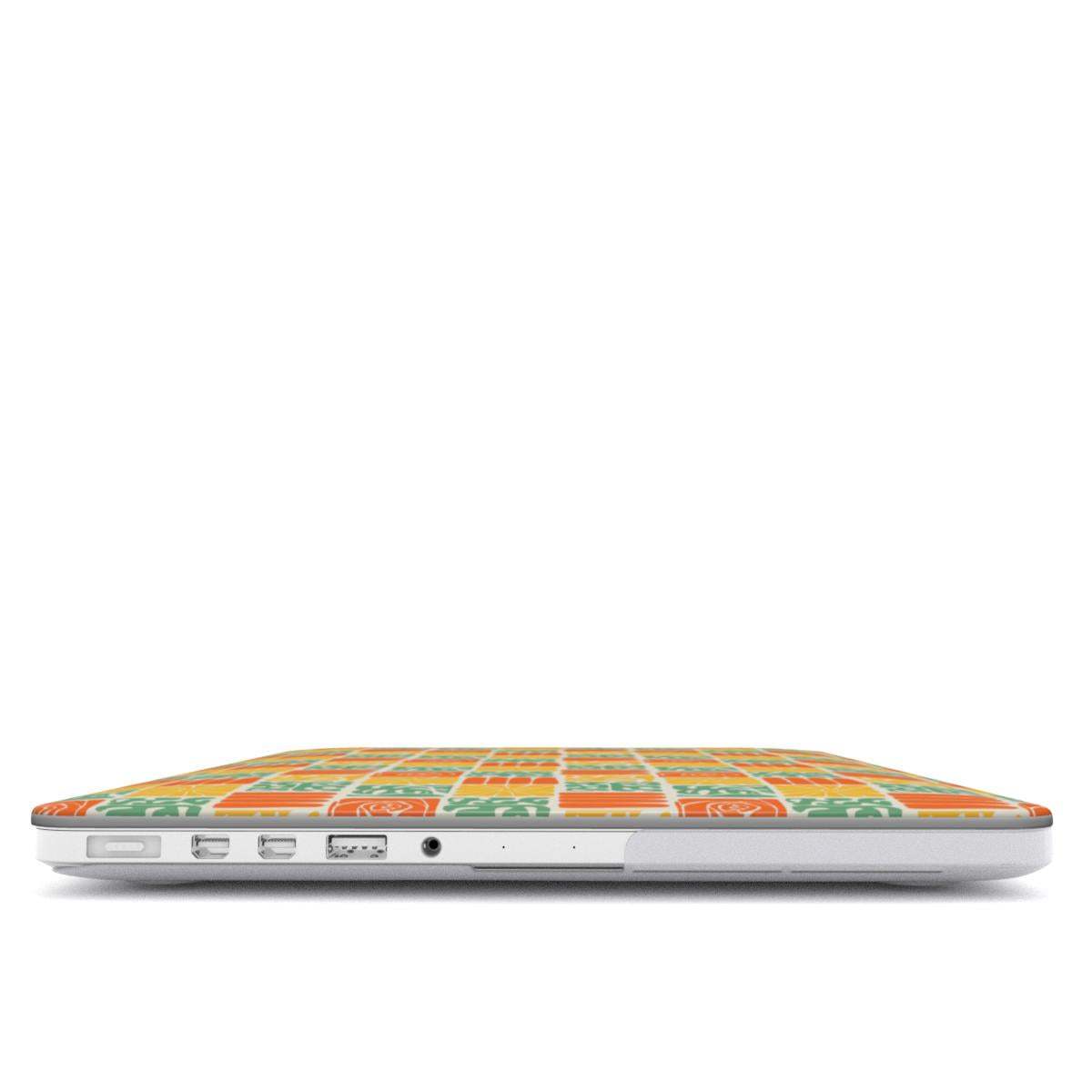 Tropical Abstract Tile MacBook Case