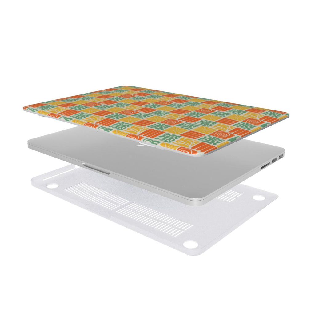 Tropical Abstract Tile MacBook Case