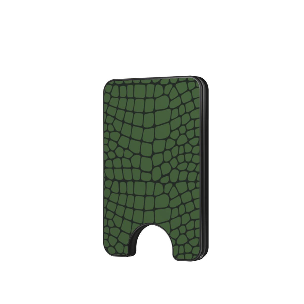 Green Snake Magnetic Wallet