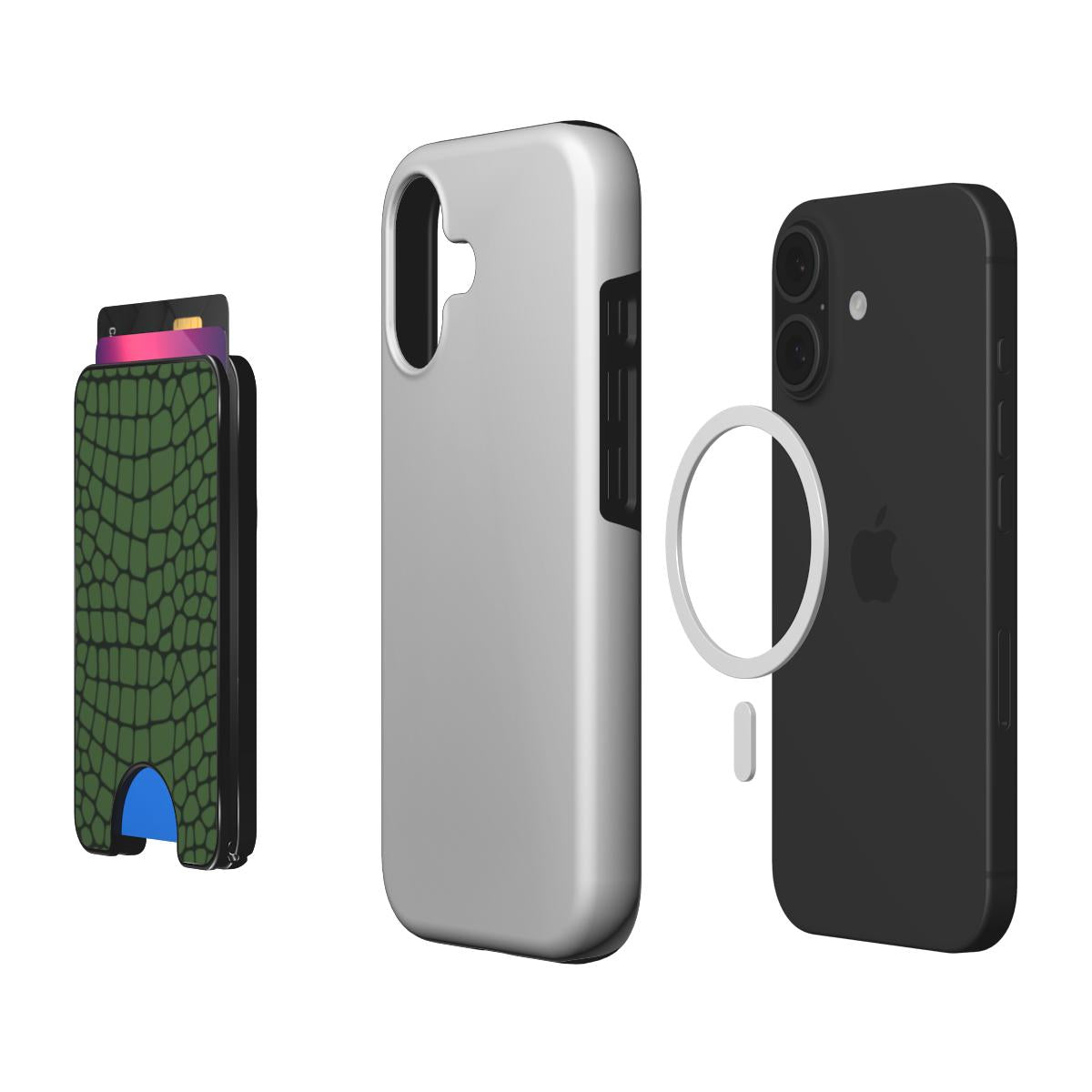 Green Snake Magnetic Wallet