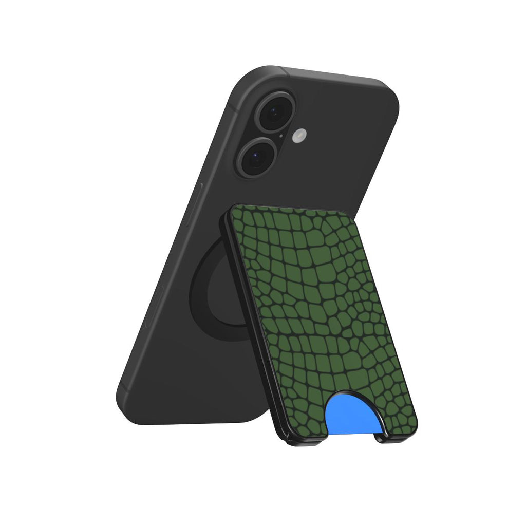 Green Snake Magnetic Wallet
