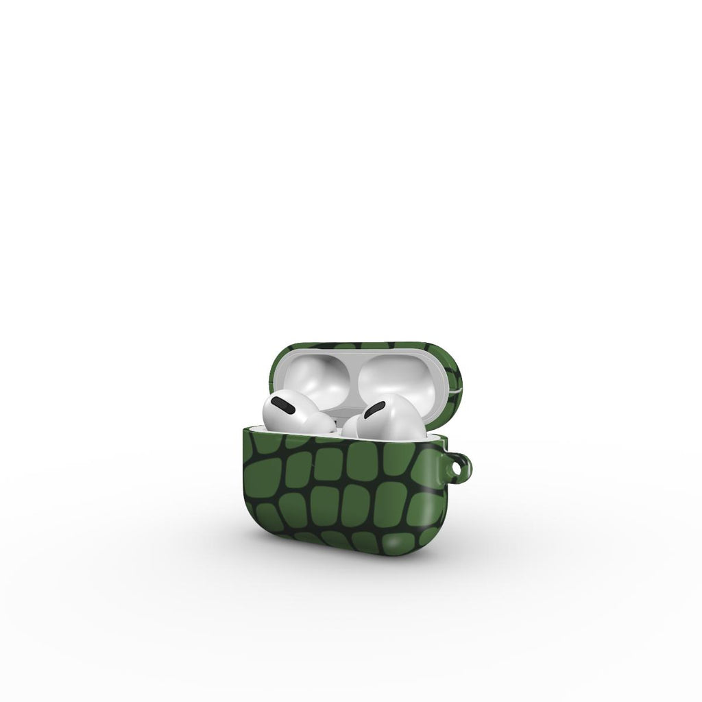 Green Snake Apple AirPods Tough Case