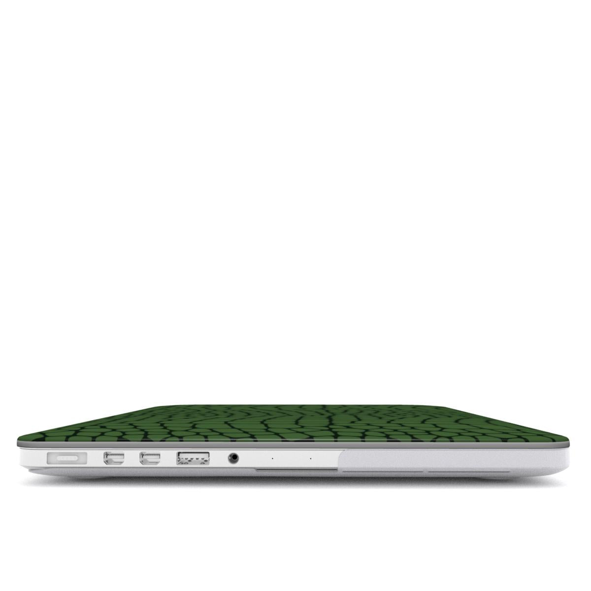 Green Snake MacBook Case
