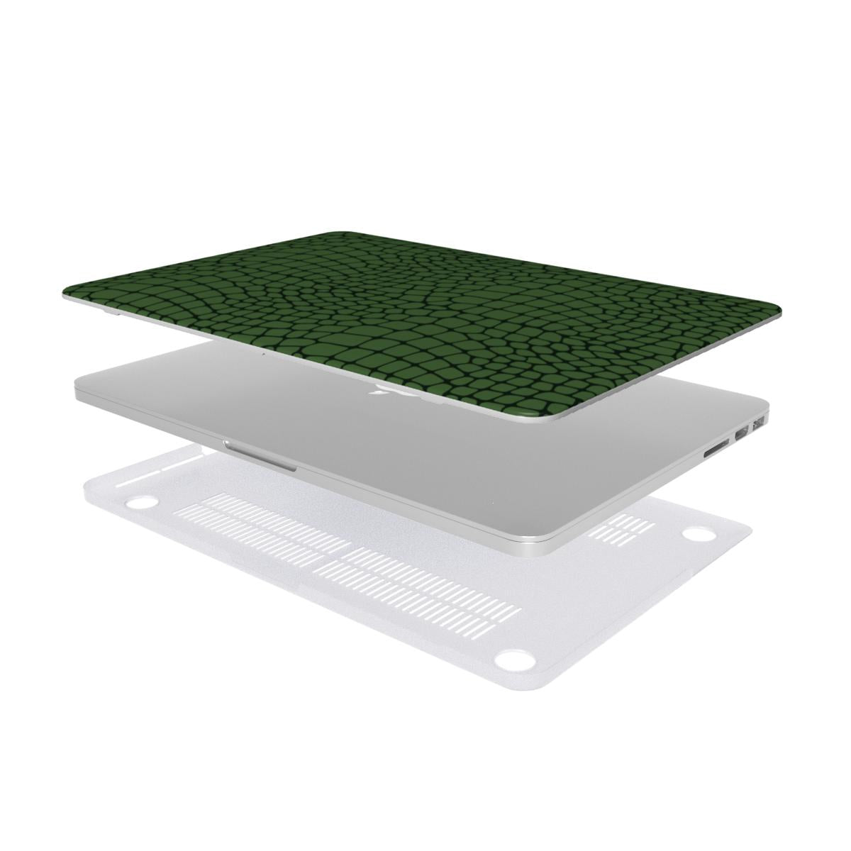 Green Snake MacBook Case