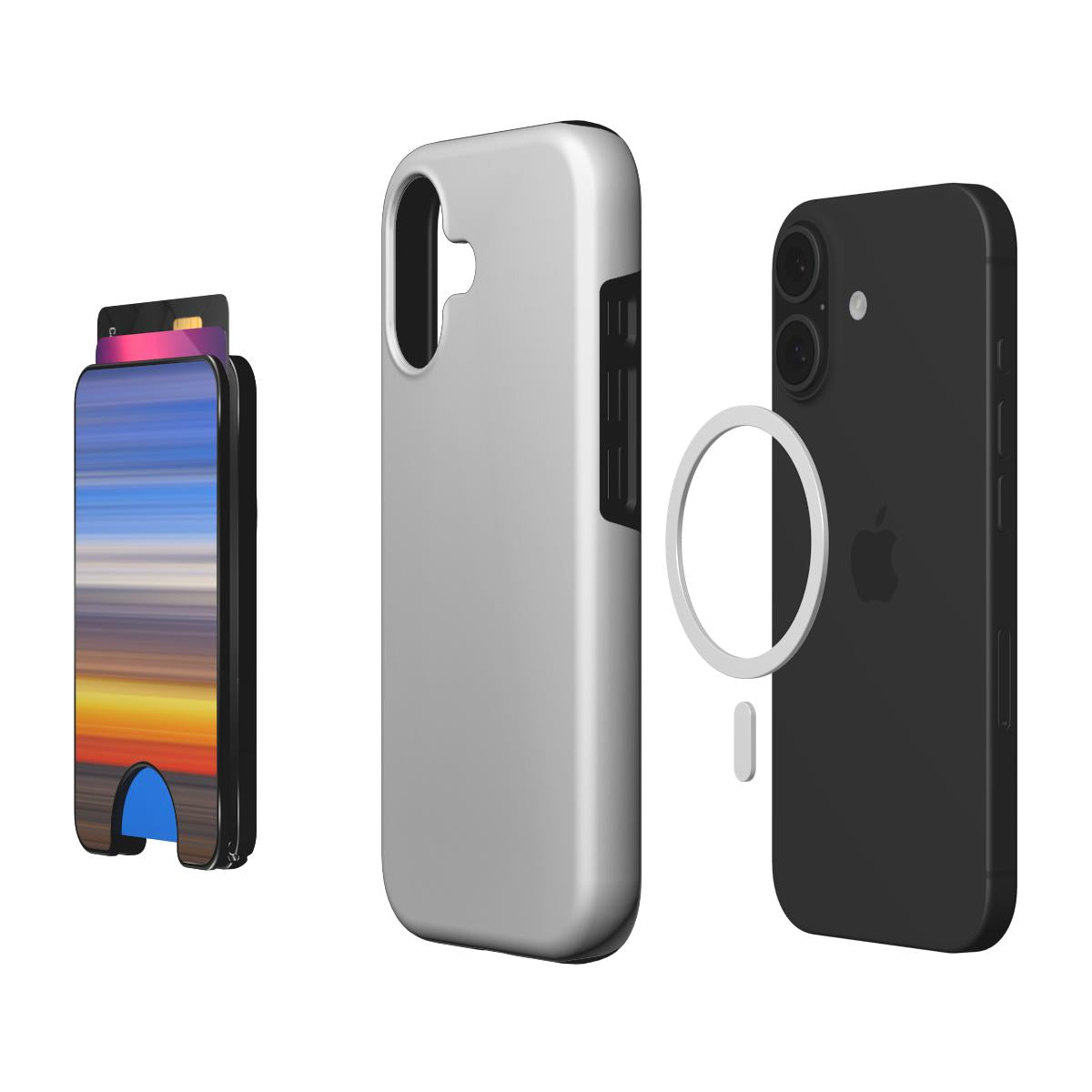Sunset Gradient Magnetic Wallet