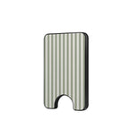 Sage Stripes Magnetic Wallet