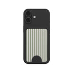Sage Stripes Magnetic Wallet